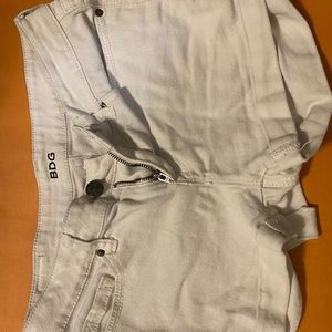 Great condition white jean shorts from urban outfitters